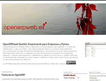 Tablet Screenshot of openerpweb.es